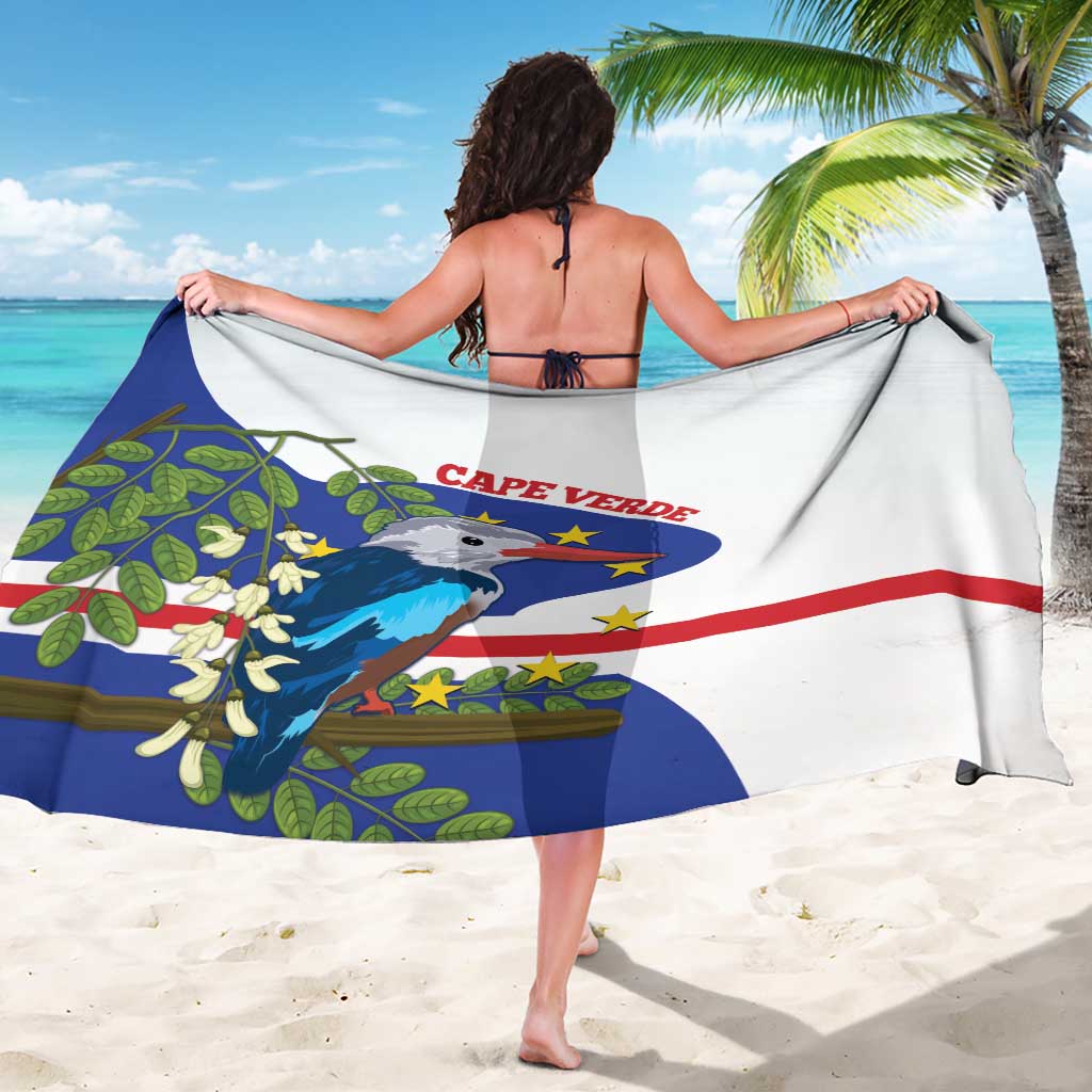 Cape Verde Sarong Grey-Headed Kingfisher Mix Honey Locust - Wonder Print Shop