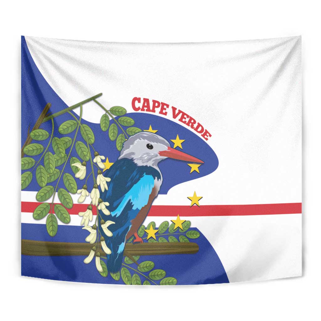 Cape Verde Tapestry Grey-Headed Kingfisher Mix Honey Locust - Wonder Print Shop