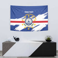 Personalized Cape Verde Tapestry Coat Of Arms - African Pattern - Wonder Print Shop