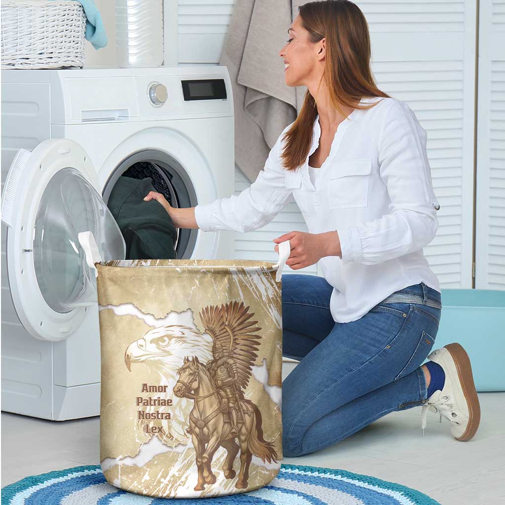 Winged Hussars Poland Laundry Basket Amor Patriae Nostra Lex Polska Eagle