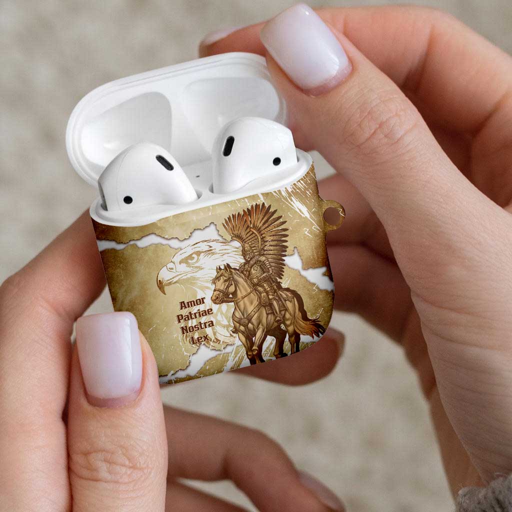 Winged Hussars Poland AirPods Case Amor Patriae Nostra Lex Polska Eagle