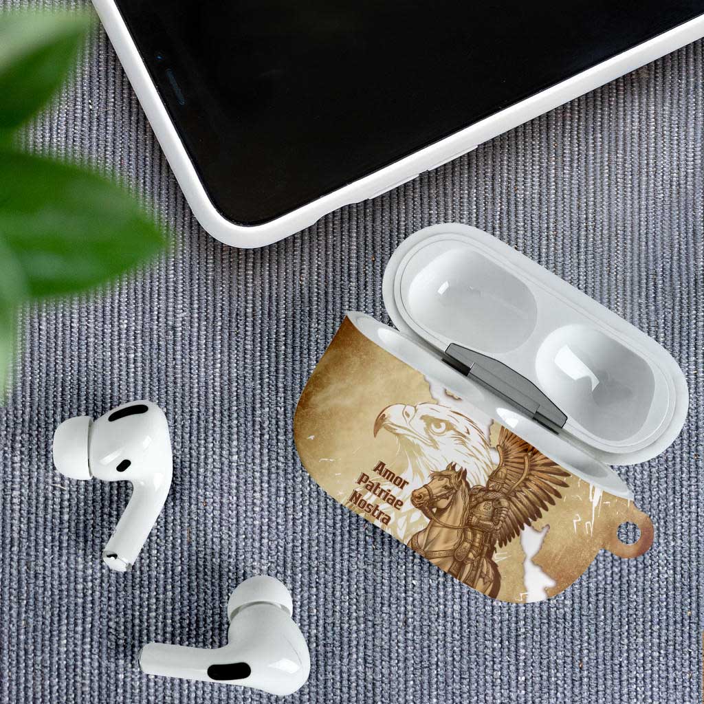 Winged Hussars Poland AirPods Case Amor Patriae Nostra Lex Polska Eagle