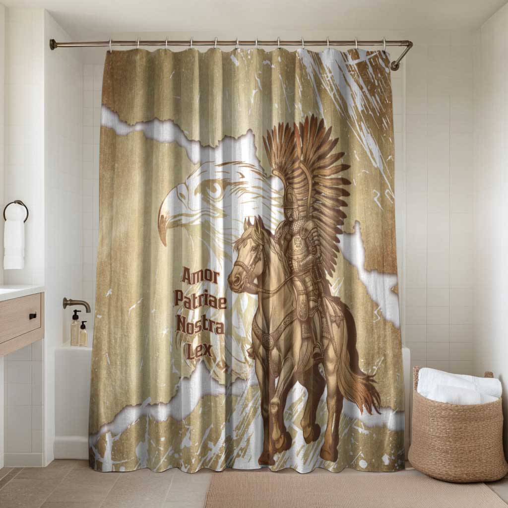 Winged Hussars Poland Bathroom Set Amor Patriae Nostra Lex Polska Eagle