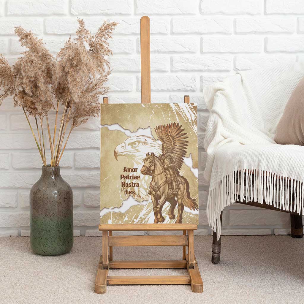 Winged Hussars Poland Canvas Wall Art Amor Patriae Nostra Lex Polska Eagle