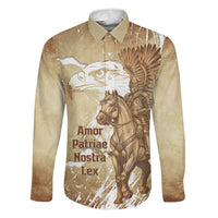 Winged Hussars Poland Family Matching Long Sleeve Bodycon Dress and Hawaiian Shirt Amor Patriae Nostra Lex Polska Eagle