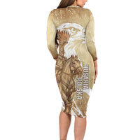 Winged Hussars Poland Family Matching Long Sleeve Bodycon Dress and Hawaiian Shirt Amor Patriae Nostra Lex Polska Eagle