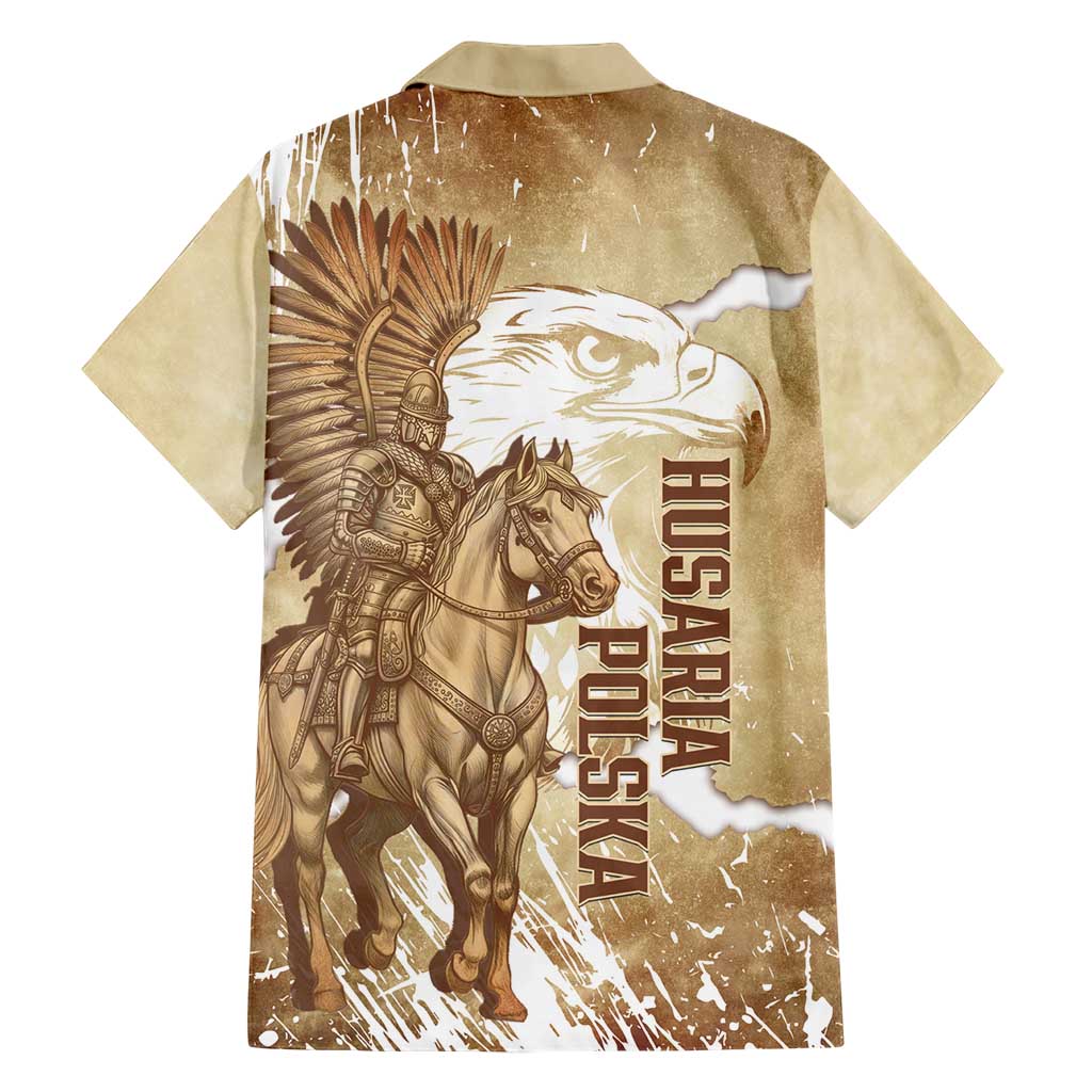 Winged Hussars Poland Family Matching Off The Shoulder Long Sleeve Dress and Hawaiian Shirt Amor Patriae Nostra Lex Polska Eagle