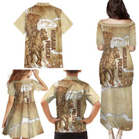 Winged Hussars Poland Family Matching Puletasi and Hawaiian Shirt Amor Patriae Nostra Lex Polska Eagle