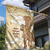 Winged Hussars Poland Garden Flag Amor Patriae Nostra Lex Polska Eagle
