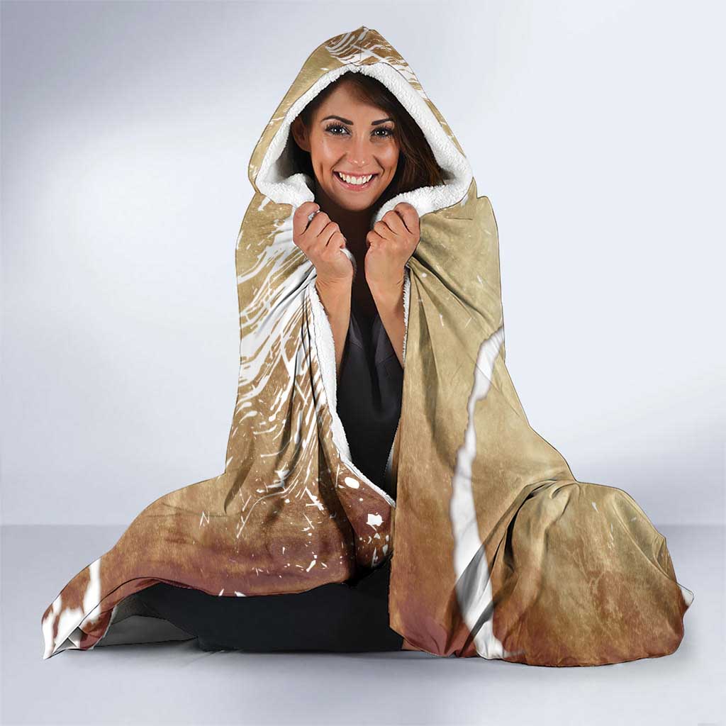 Winged Hussars Poland Hooded Blanket Amor Patriae Nostra Lex Polska Eagle