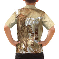 Winged Hussars Poland Kid Hawaiian Shirt Amor Patriae Nostra Lex Polska Eagle