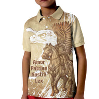 Winged Hussars Poland Kid Polo Shirt Amor Patriae Nostra Lex Polska Eagle
