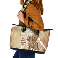 Winged Hussars Poland Leather Tote Bag Amor Patriae Nostra Lex Polska Eagle