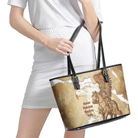 Winged Hussars Poland Leather Tote Bag Amor Patriae Nostra Lex Polska Eagle