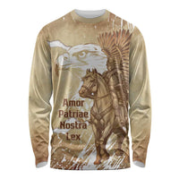 Winged Hussars Poland Long Sleeve Shirt Amor Patriae Nostra Lex Polska Eagle