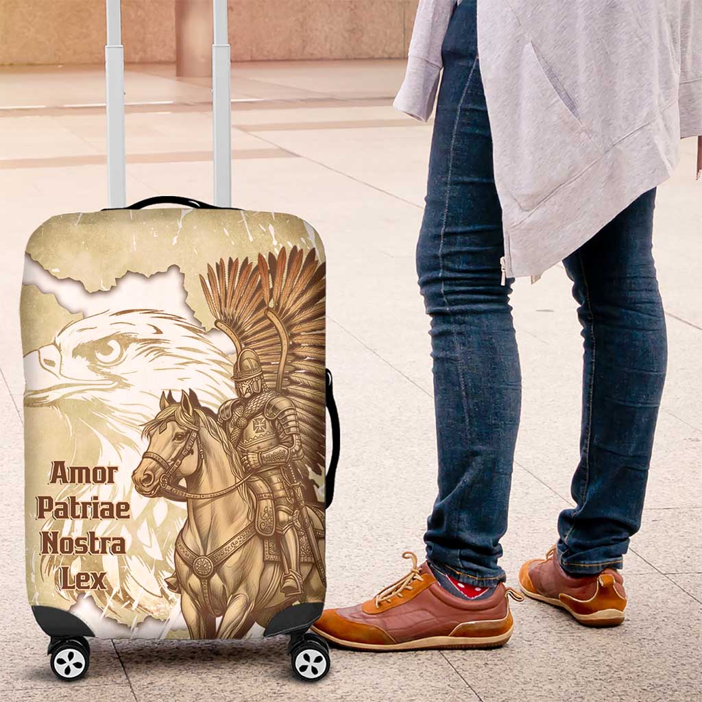 Winged Hussars Poland Luggage Cover Amor Patriae Nostra Lex Polska Eagle