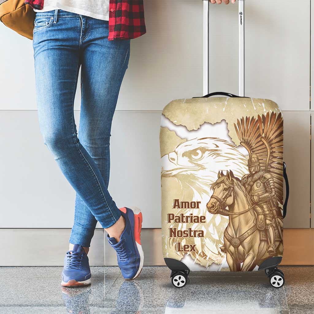 Winged Hussars Poland Luggage Cover Amor Patriae Nostra Lex Polska Eagle