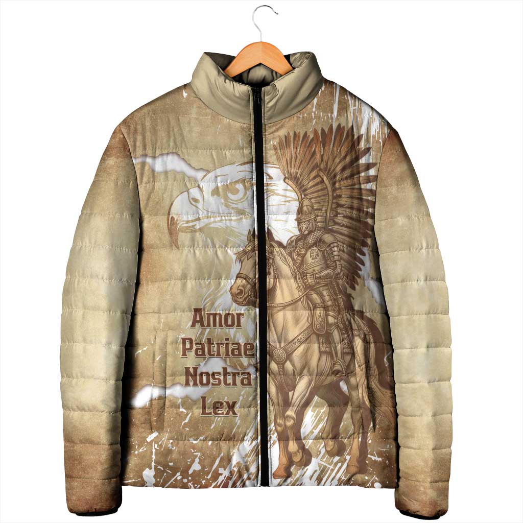 Winged Hussars Poland Padded Jacket Amor Patriae Nostra Lex Polska Eagle