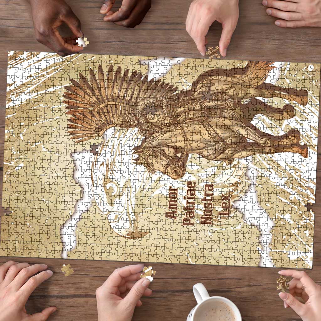 Winged Hussars Poland Puzzle Amor Patriae Nostra Lex Polska Eagle