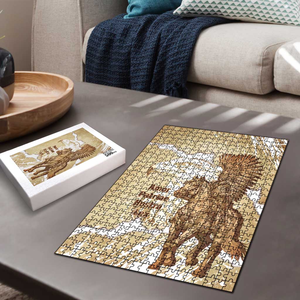 Winged Hussars Poland Puzzle Amor Patriae Nostra Lex Polska Eagle