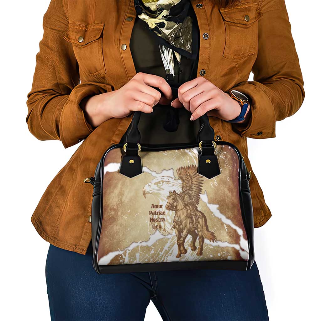 Winged Hussars Poland Shoulder Handbag Amor Patriae Nostra Lex Polska Eagle