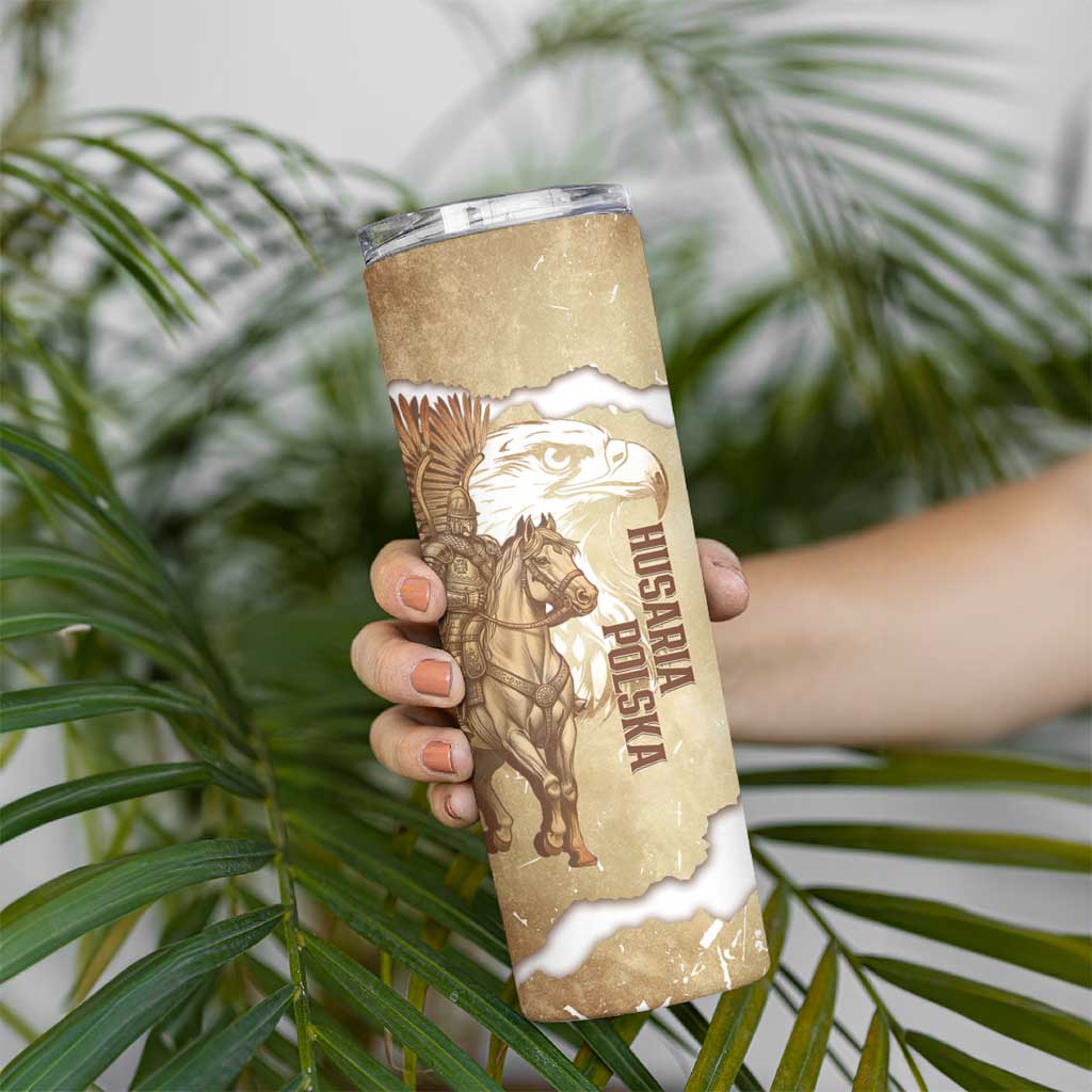 Winged Hussars Poland Skinny Tumbler Amor Patriae Nostra Lex Polska Eagle
