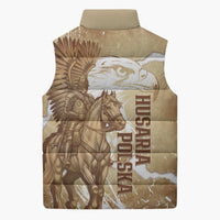 Winged Hussars Poland Sleeveless Puffer Jacket Amor Patriae Nostra Lex Polska Eagle