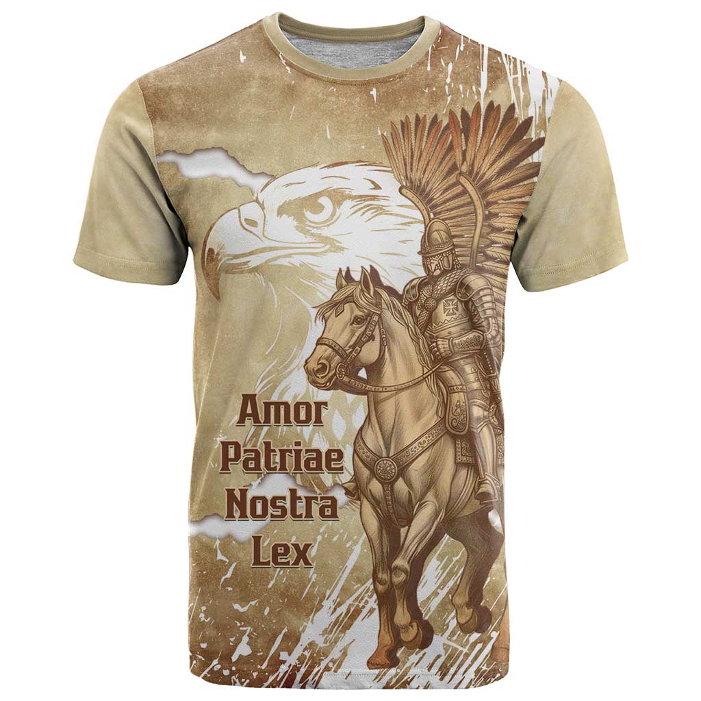 Winged Hussars Poland T Shirt Amor Patriae Nostra Lex Polska Eagle