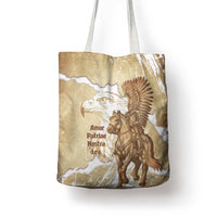 Winged Hussars Poland Tote Bag Amor Patriae Nostra Lex Polska Eagle