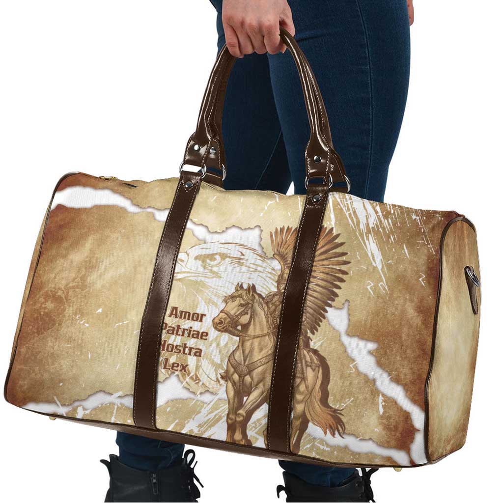 Winged Hussars Poland Travel Bag Amor Patriae Nostra Lex Polska Eagle