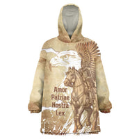 Winged Hussars Poland Wearable Blanket Hoodie Amor Patriae Nostra Lex Polska Eagle