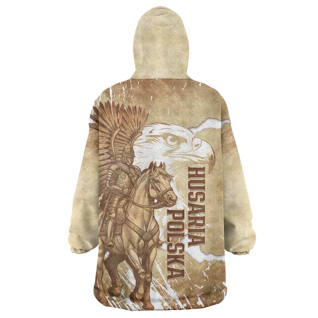 Winged Hussars Poland Wearable Blanket Hoodie Amor Patriae Nostra Lex Polska Eagle