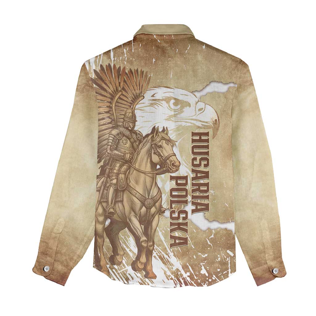 Winged Hussars Poland Women Casual Shirt Amor Patriae Nostra Lex Polska Eagle