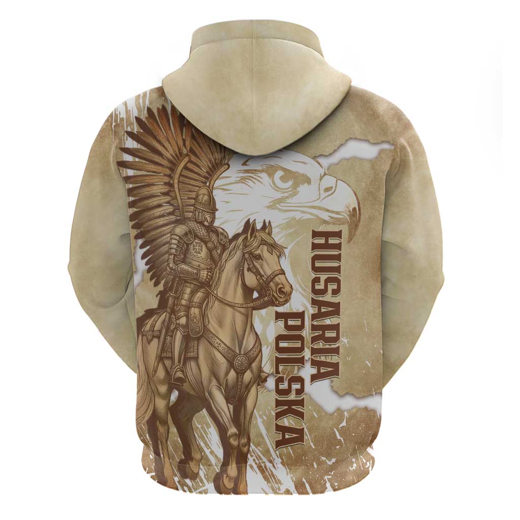 Winged Hussars Poland Zip Hoodie Amor Patriae Nostra Lex Polska Eagle