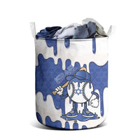 Israel 2026 Baseball Laundry Basket Star of David Pattern Drip Style