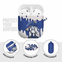Israel 2026 Baseball AirPods Case Star of David Pattern Drip Style