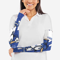 Israel 2026 Baseball Personalised Arm Sleeves Star of David Pattern Drip Style