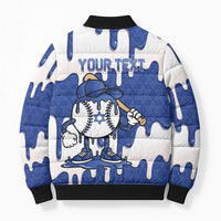 Israel 2026 Baseball Personalised Bomber Puffer Jacket Star of David Pattern Drip Style