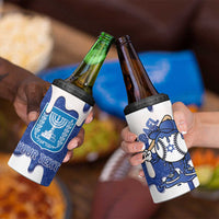 Israel 2026 Baseball Personalised 4 in 1 Can Cooler Tumbler Star of David Pattern Drip Style