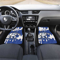 Israel 2026 Baseball Personalised Car Mats Star of David Pattern Drip Style
