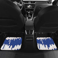 Israel 2026 Baseball Personalised Car Mats Star of David Pattern Drip Style
