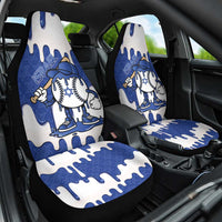 Israel 2026 Baseball Car Seat Cover Star of David Pattern Drip Style