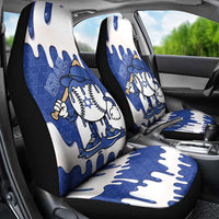 Israel 2026 Baseball Car Seat Cover Star of David Pattern Drip Style