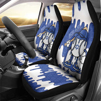 Israel 2026 Baseball Car Seat Cover Star of David Pattern Drip Style