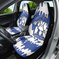 Israel 2026 Baseball Car Seat Cover Star of David Pattern Drip Style