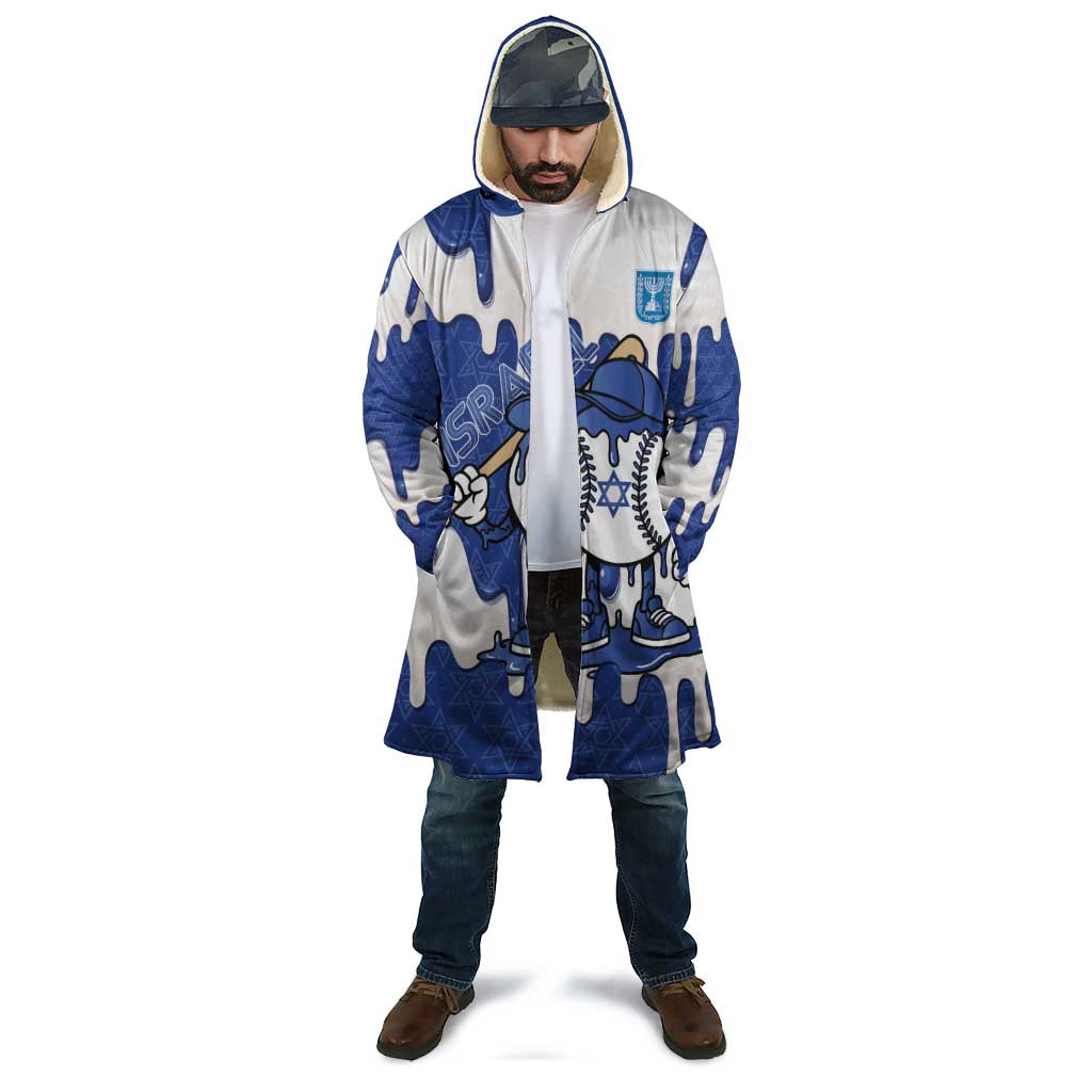 Israel 2026 Baseball Personalised Cloak Star of David Pattern Drip Style