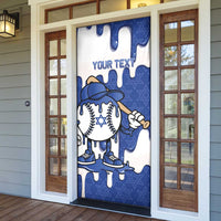 Israel 2026 Baseball Personalised Door Cover Star of David Pattern Drip Style