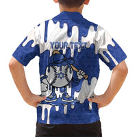 Israel 2026 Baseball Personalised Family Matching Mermaid Dress and Hawaiian Shirt Star of David Pattern Drip Style