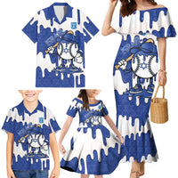 Israel 2026 Baseball Personalised Family Matching Mermaid Dress and Hawaiian Shirt Star of David Pattern Drip Style