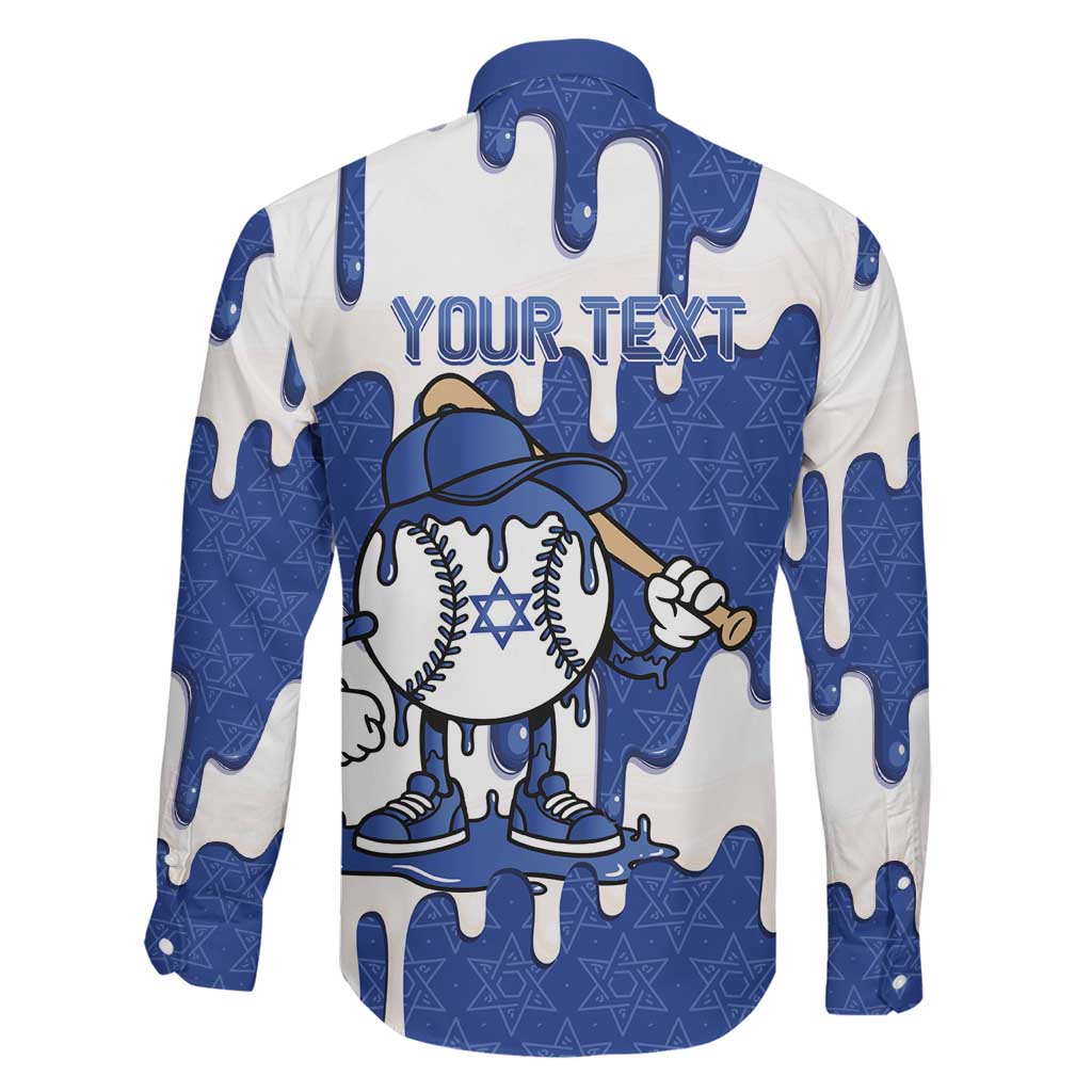Israel 2026 Baseball Personalised Family Matching Mermaid Dress and Hawaiian Shirt Star of David Pattern Drip Style